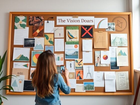 Creating a Vision Board that Inspires Personal Growth